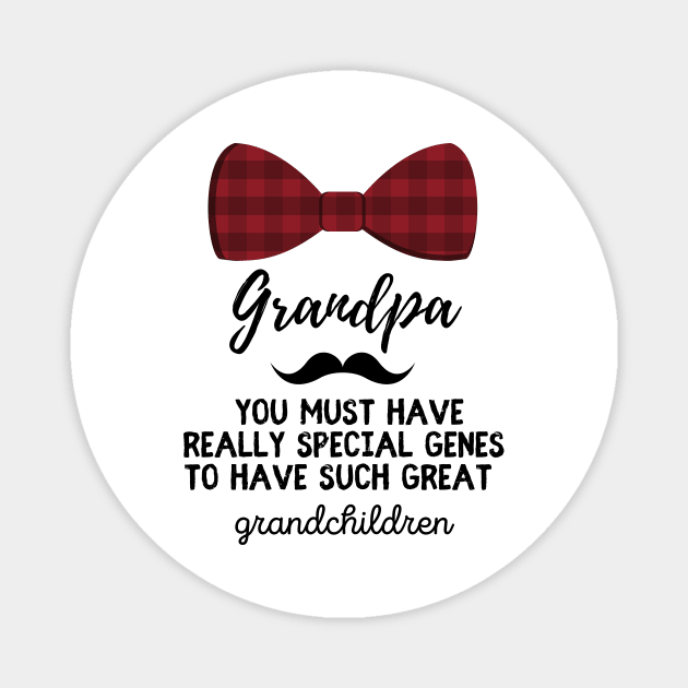 Grandpa. Grandfather, Grandparents Magnet by Mika Design